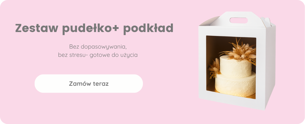 Zestaw pudełko z oknem+ podkład